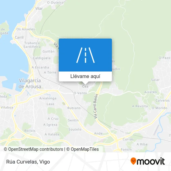 Mapa Rúa Curvelas