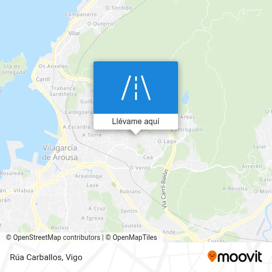 Mapa Rúa Carballos
