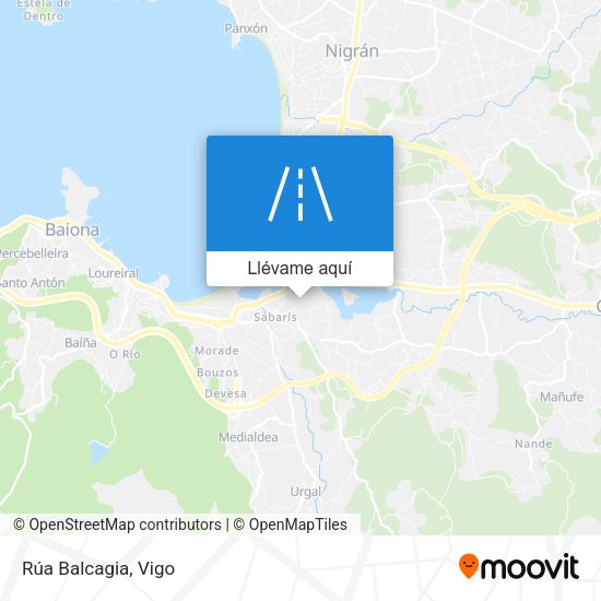 Mapa Rúa Balcagia
