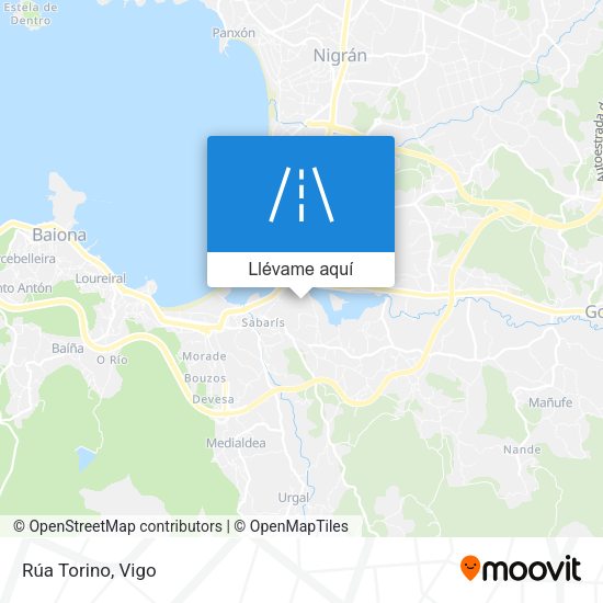 Mapa Rúa Torino