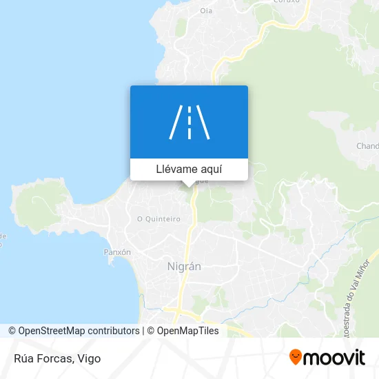 Mapa Rúa Forcas