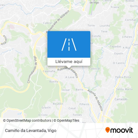 Mapa Camiño da Levantada