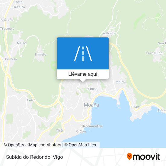 Mapa Subida do Redondo