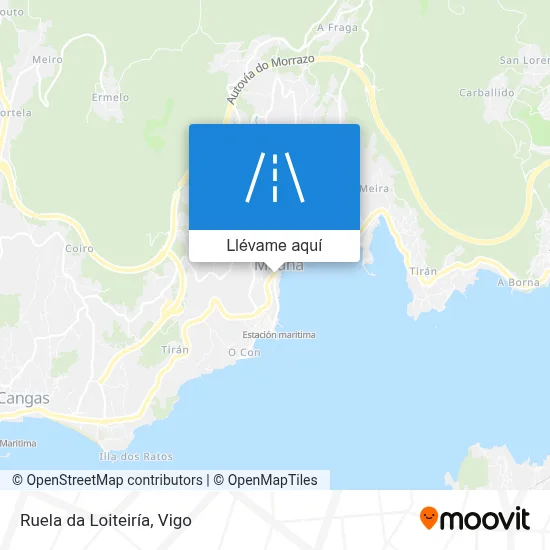 Mapa Ruela da Loiteiría