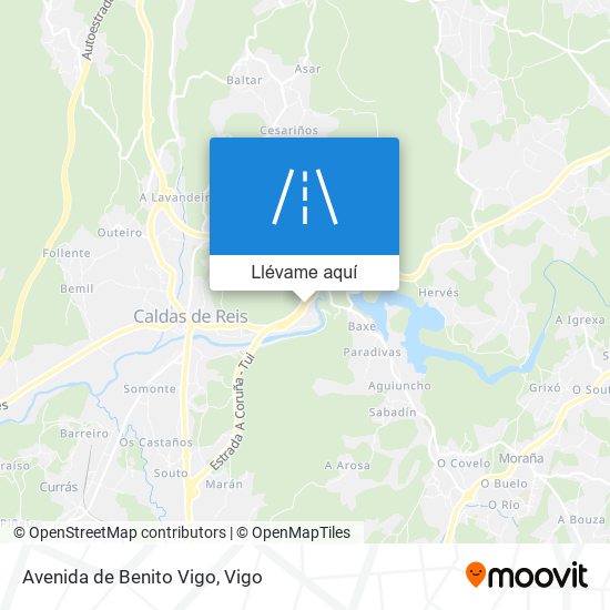 Mapa Avenida de Benito Vigo
