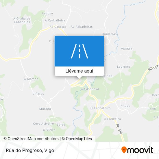 Mapa Rúa do Progreso