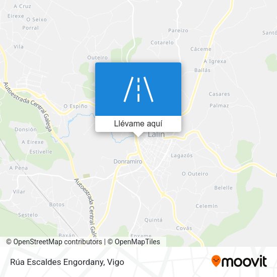Mapa Rúa Escaldes Engordany