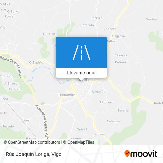 Mapa Rúa Joaquín Loriga