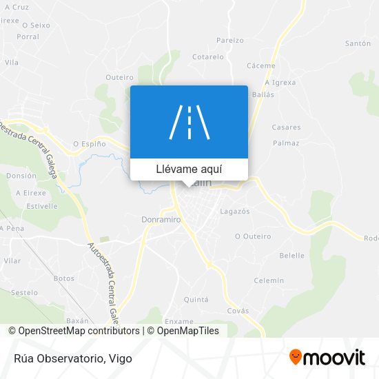 Mapa Rúa Observatorio