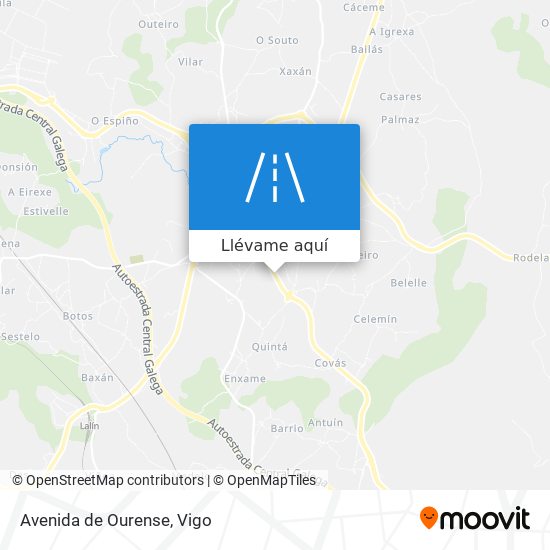 Mapa Avenida de Ourense