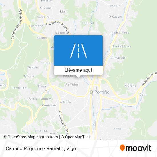 Mapa Camiño Pequeno - Ramal 1