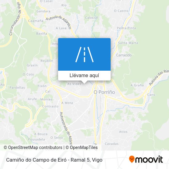Mapa Camiño do Campo de Eiró - Ramal 5