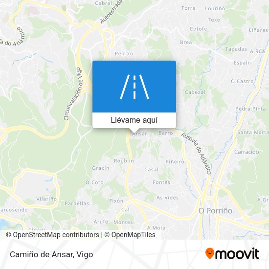 Mapa Camiño de Ansar