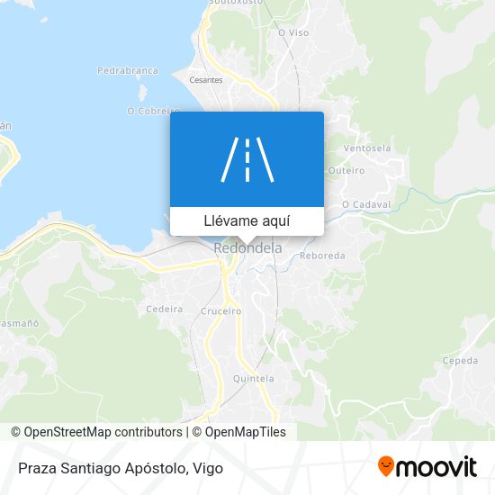 Mapa Praza Santiago Apóstolo