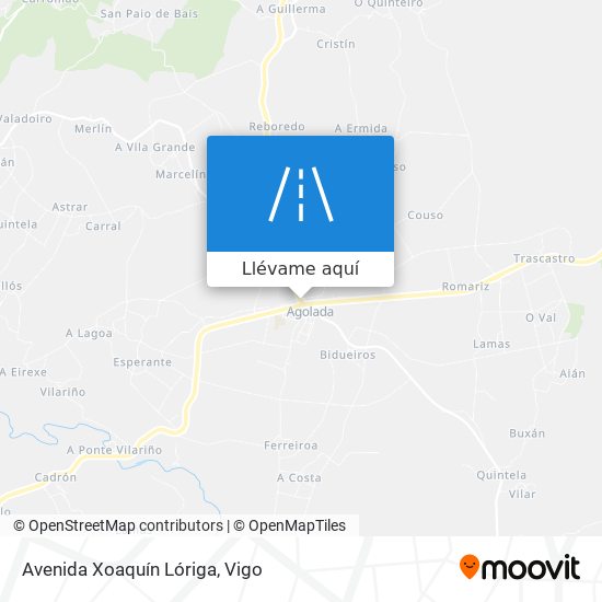 Mapa Avenida Xoaquín Lóriga