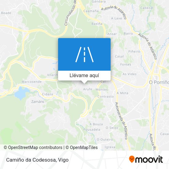 Mapa Camiño da Codesosa