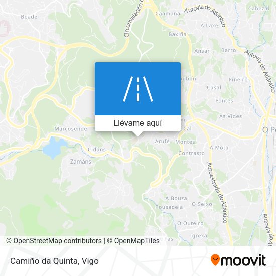 Mapa Camiño da Quinta