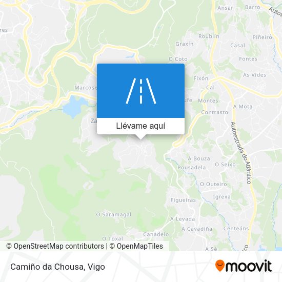 Mapa Camiño da Chousa