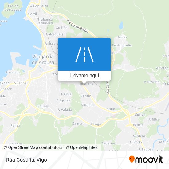 Mapa Rúa Costiña