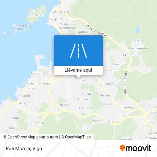 Mapa Rúa Moreia