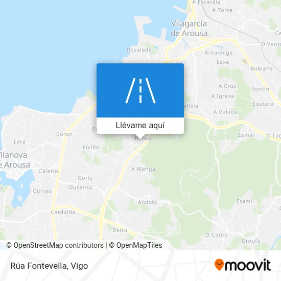 Mapa Rúa Fontevella