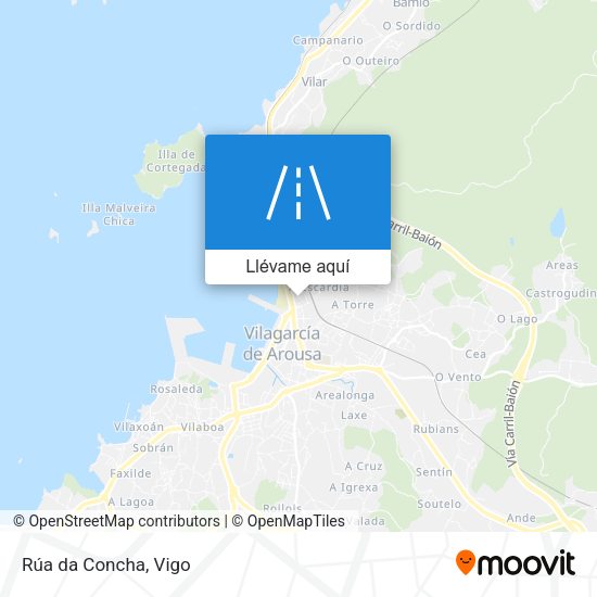 Mapa Rúa da Concha