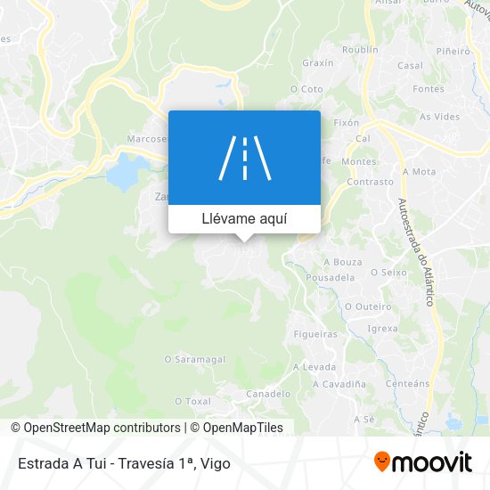 Mapa Estrada A Tui - Travesía 1ª