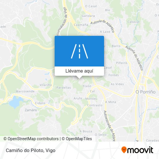Mapa Camiño do Piloto