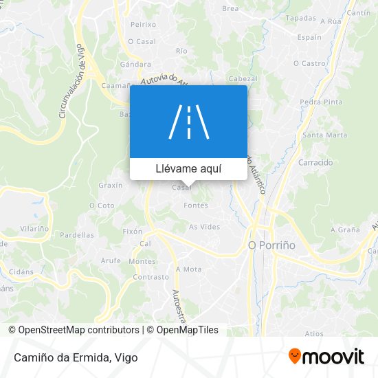 Mapa Camiño da Ermida