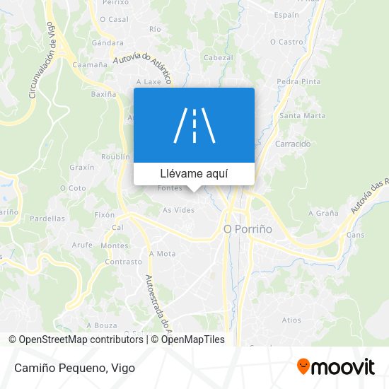 Mapa Camiño Pequeno