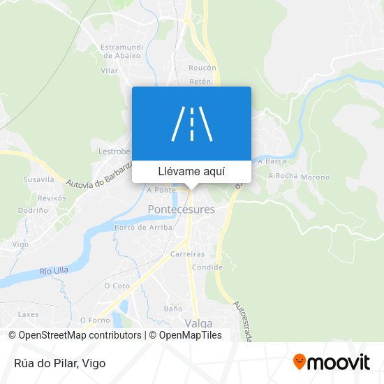 Mapa Rúa do Pilar