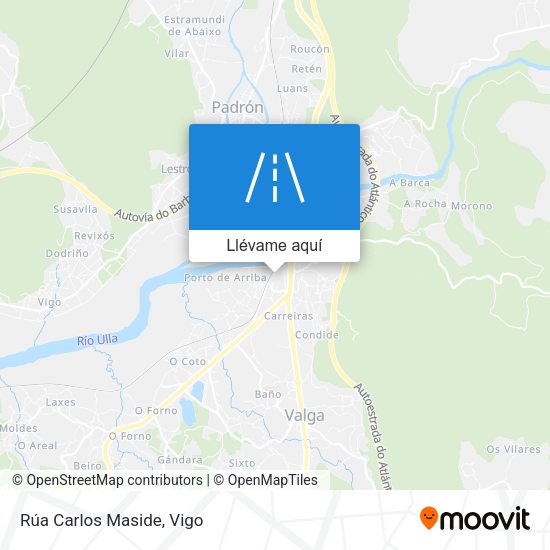 Mapa Rúa Carlos Maside