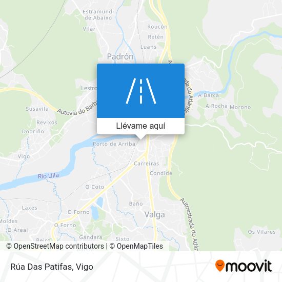 Mapa Rúa Das Patifas