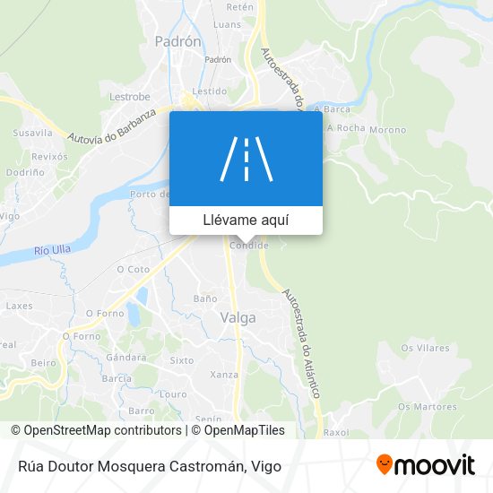 Mapa Rúa Doutor Mosquera Castromán