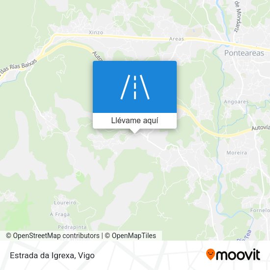 Mapa Estrada da Igrexa