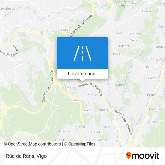 Mapa Rúa da Rans