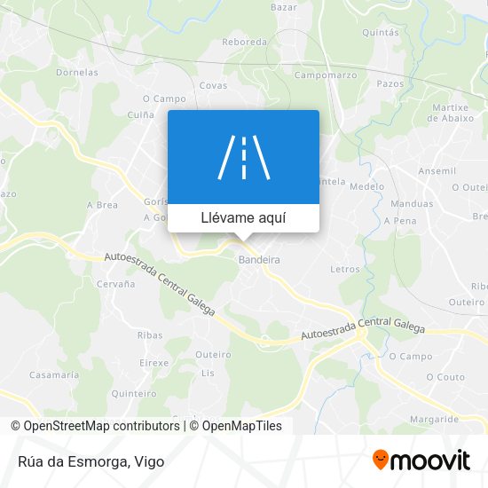 Mapa Rúa da Esmorga
