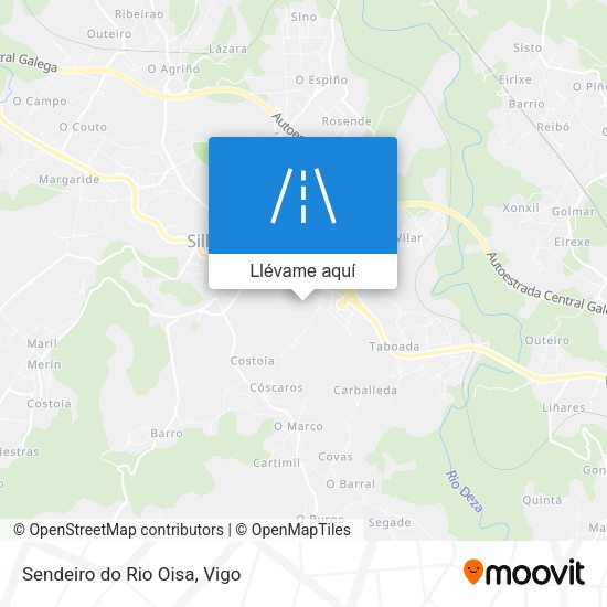 Mapa Sendeiro do Rio Oisa