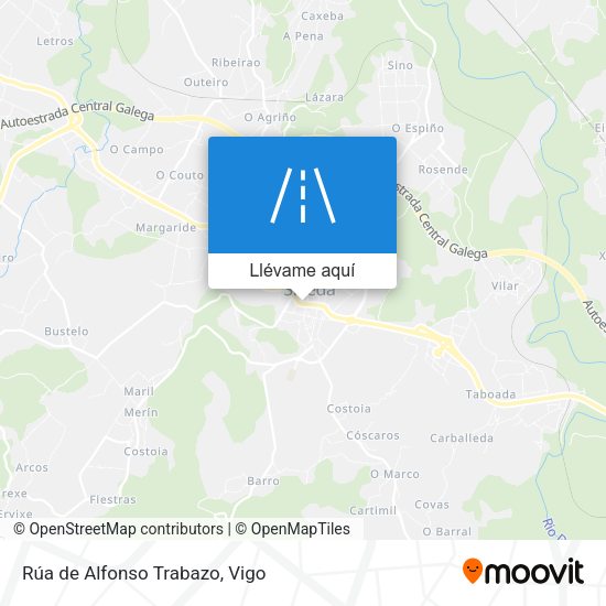 Mapa Rúa de Alfonso Trabazo