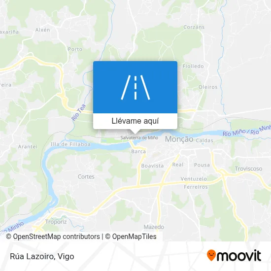 Mapa Rúa Lazoiro