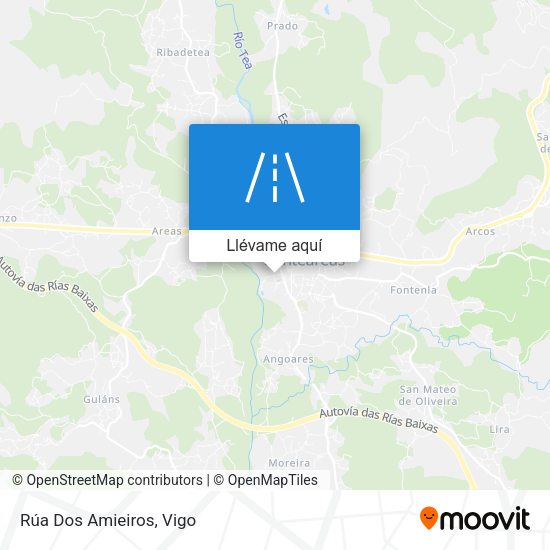 Mapa Rúa Dos Amieiros