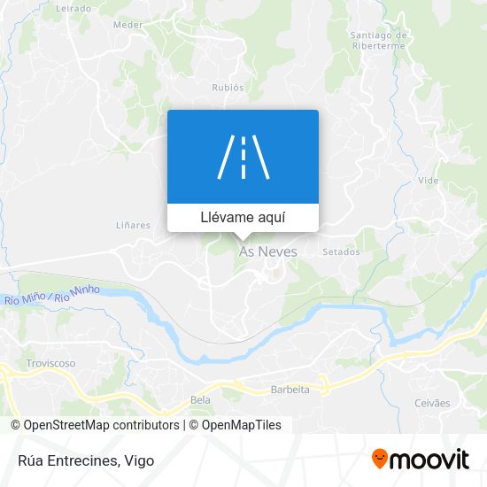 Mapa Rúa Entrecines