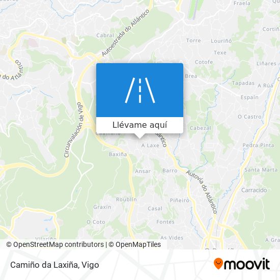 Mapa Camiño da Laxiña