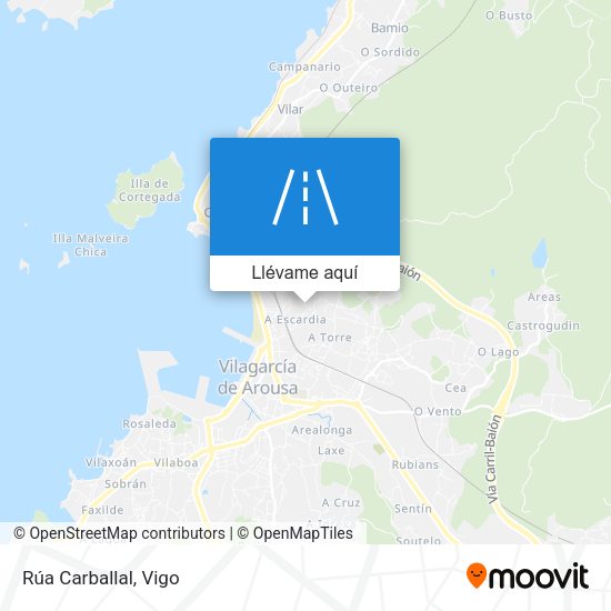 Mapa Rúa Carballal