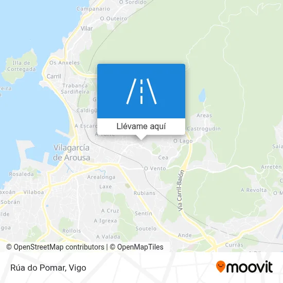 Mapa Rúa do Pomar