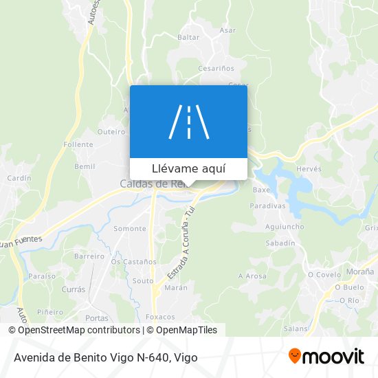 Mapa Avenida de Benito Vigo N-640