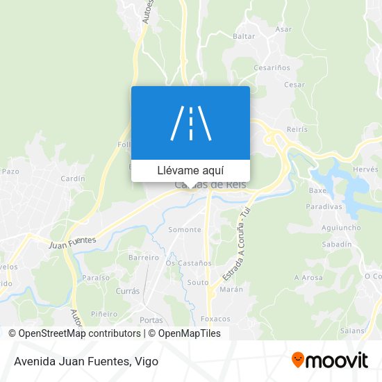 Mapa Avenida Juan Fuentes