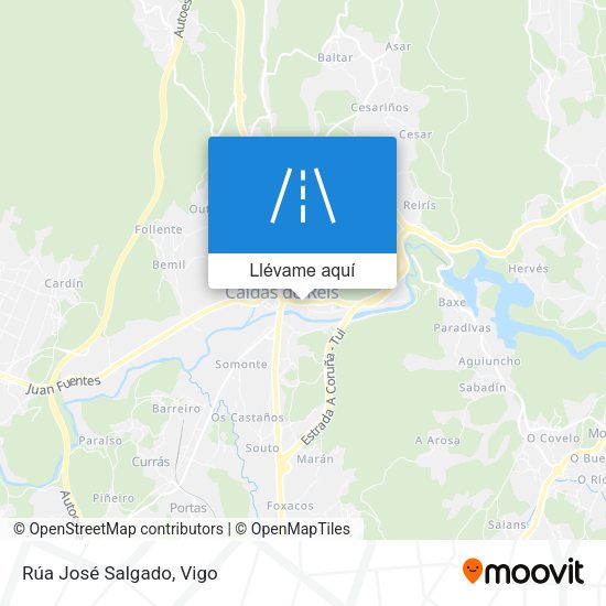 Mapa Rúa José Salgado