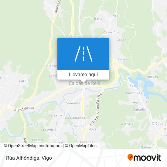Mapa Rúa Alhóndiga