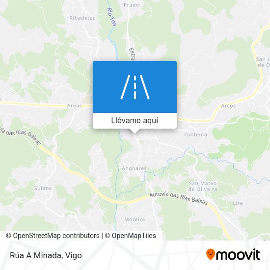 Mapa Rúa A Minada